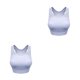 thumbnail image 1 of Wosthever Chaleco de malla Sujetador deportivo sin costuras Fitness Yoga Sujetador Ropa interior Camiseta Hombro Señora Cómodo Moda Púrpura 2piezas, 1 of 6