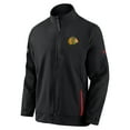 thumbnail image 2 of Men's Fanatics Black Chicago Blackhawks Authentic Pro Rink Coaches Full-Zip Jacket, 2 of 3
