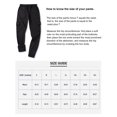 thumbnail image 3 of SCODI Men's Fleece Winter Pants Sherpa Lined Active Joggers Sweatpants Drawstring Zipper Pockets Elastic Black M, 3 of 6