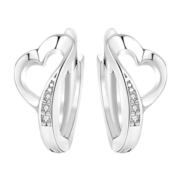 Heart Earrings For Girl Wrap Stud Ear Cuff For Women Earring Cuff Stud Ear Cuffs Earrings Luxury Trendy Minimalist Tiny Ear Wrap Cuff Piercing Studs Earrings