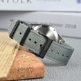 thumbnail image 2 of Two-Piece Quick Release Nylon Watch Strap with Metal Loop,24mm Double Layered Woven Nylon with Tight Stitching,Replacement Watch Band with Brushed Black Stainless Buckle, 2 of 7