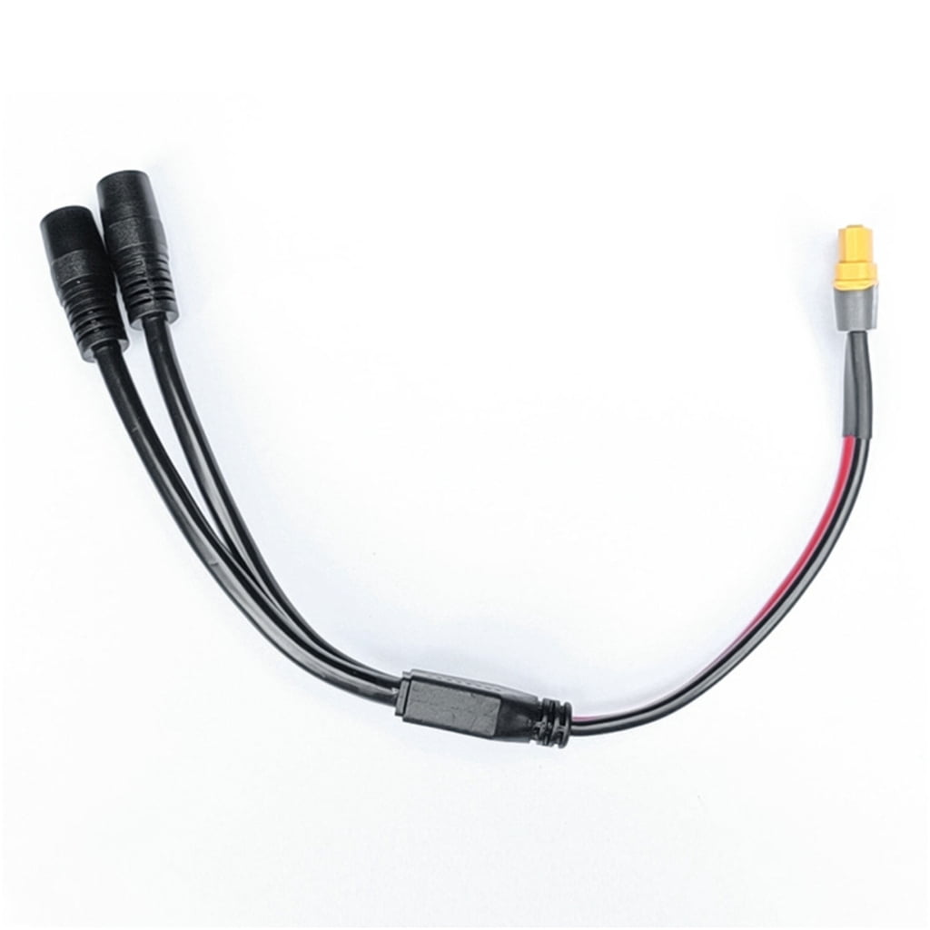 Zeiwohndc XT60 to Double DC7909 Female Extension Cable for Solar Energy Systems
