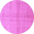 thumbnail image 1 of Ahgly Company Indoor Round Abstract Purple Modern Area Rugs, 5' Round, 1 of 4