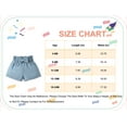thumbnail image 2 of Kucnuzki Newborn Baby Girls Denim Shorts Elastic Waistband Bowknot Baby Girls Clothes Summer Blue 9-12 Months, 2 of 7