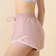 thumbnail image 4 of Summer Saving! 2 in1 Running Shorts for Womens 2025 Plus Size High Waist Fashion Sexy Casual Fitness Workout Elastic High Waist Fake Two Piece 2 in1 Running Shorts, 4 of 6