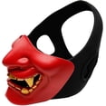 thumbnail image 2 of Masque Demi-Visage Démon Cosplay en Plastique de Paintball de Protection Airsoft, 2 of 4