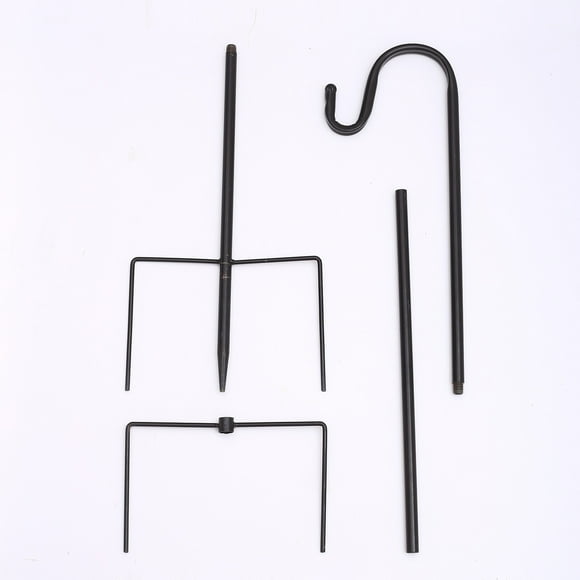 Leutsin Shepher d Hooks With 5 Prongs Base for Bird Feeders Lanterns Wedding Baskets