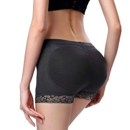

Aunavey Women Butt Lifter Padded Lace Shapewear Butt Enhancer Control Panties Seamless Fake Buttock Underwear