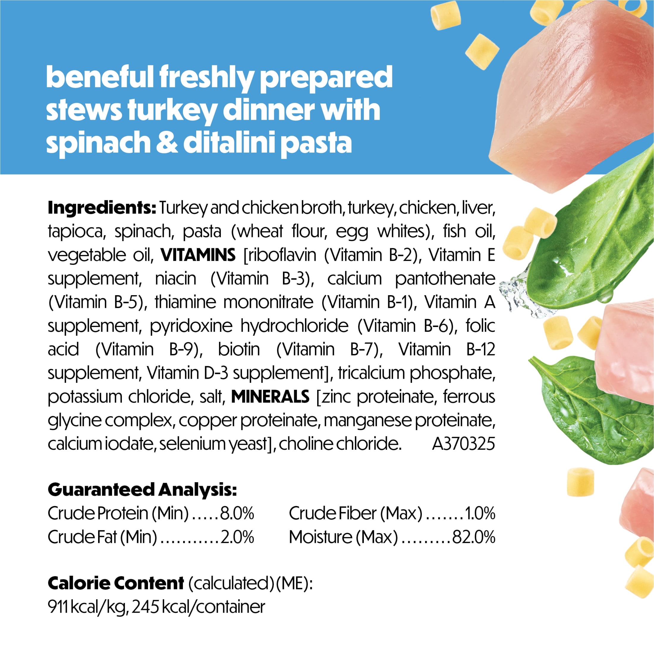 (6 pack) Purina Beneful Freshly Prepared Stews Turkey Dinner Wet Dog Food, 9.5 oz Carton