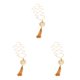 thumbnail image 1 of Guardurnaity Collar de cadena boho Joyería estética de moda Regalos para el día de San Valentín Oro Oro 3Conjunto, 1 of 6
