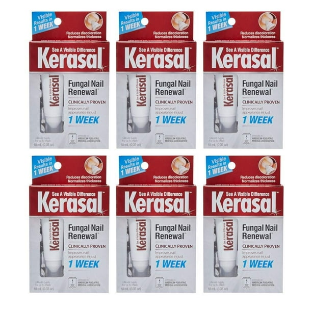 Kerasal Fungal Nail Renewal Treatment 10 ml Each (Value Pack of 6