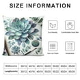 thumbnail image 5 of Sheronv Succulent Plant Eucalyptus Graphic Decorative Cushion Cover for Home Couch Living Room Sofa - Aesthetic 1PC 12x12in, 5 of 5