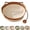 Khaki-A, variant on Handwoven Cotton Rope Cat Bed with Soft Cushion, Round Cat Basket with Built-in Scratching Pad and Play Ball for Indoor Cats & Small Dogs