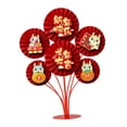 thumbnail image 2 of Decoraciones de año Nuevo Chino, estatua, personajes de bendición, adorno decorativo para Festival de Primavera, suministros de fiesta para el año del Estilo A Macarena Escultura de año nuevo, 2 of 8