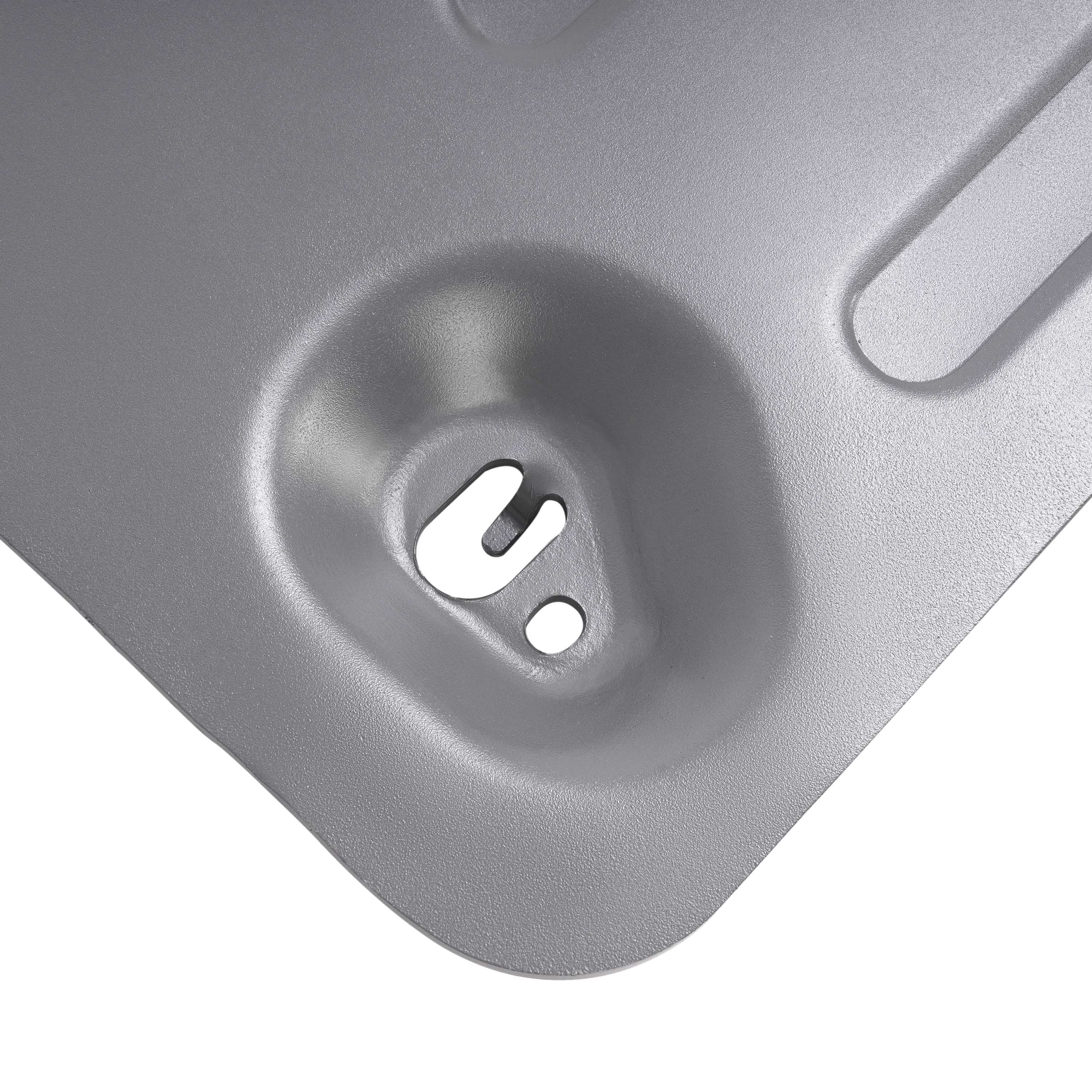 Kojem Front Skid Plate for 2022-2024 Toyota Tundra Sequoia Replacement for PTR60-34220 Frosted Gray Aluminium