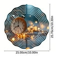 thumbnail image 5 of 3D Metal Hanging Wind Spinners with Concentric Design - Elegant Wind Chimes for Yard & Garden Decor Dreamy Bokeh Effect Serene Outdoor Atmosphere, 5 of 6
