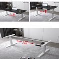 thumbnail image 4 of Electric Computer Table Single Motor Livable Table Stand Electric Livable Office Table Vertical Office Table My Lux Decor Round, 4 of 6