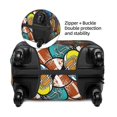 thumbnail image 6 of Uemuo American Football Printed Washable Luggage Cover - Fashion Suitcase Protector Fits 18-32 Inch Luggage -Large, 6 of 9