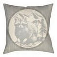 thumbnail image 4 of Artistic Weavers Lodge Cabin Raccoon Ridge Pillow Poly Filled 26' x 26', 4 of 9