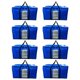thumbnail image 1 of Cajas Mudanza, Paquete 8 Bolsas de Mudanza Extra Grandes, Cajas para Mudanza con Asas Reforzadas y Bolsillo para Etiquetas, Suministros Mudanza, Ventana Transparente (Azul), 1 of 7