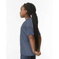 thumbnail image 2 of Gildan B01660613 Softstyle Youth T-Shirt, Heather Navy - Small, 2 of 5