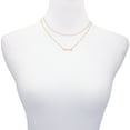 thumbnail image 2 of Time and Tru Women's Gold Tone Mama Layered Necklace Set, 2-Piece, 2 of 3