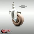 thumbnail image 2 of 3.5 Inch 316SS High Temp Glass Filled Nylon Swivel ½ Inch Threaded Stem Caster, 2 of 2