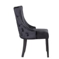 thumbnail image 3 of Stonefort Chair (wood legs) SET OF 6 IN BLACK COLOR, 3 of 5