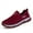Red, variant on Womens Casual Slip On Walking Shoes Comfortable Work Sneaker