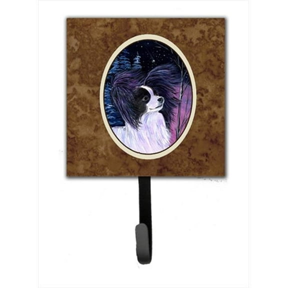 Starry Night Papillon Leash Holder Or Key Hook