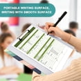 thumbnail image 5 of FORMRS 3 Ring Binder 1.5 inch with Pockets Set of 2 Clip Board 200 Sheets Capacity, Green Stripes, 5 of 8