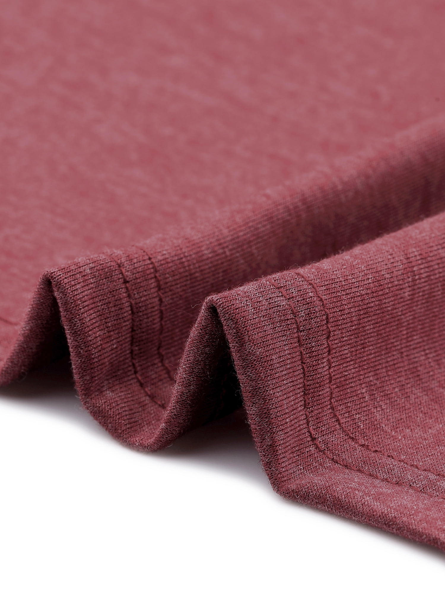 DARING DIVA Women's Plus Pleated Blouses Crew Neck Soft T-Shirt 3X Burgundy