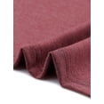thumbnail image 5 of DARING DIVA Women's Plus Pleated Blouses Crew Neck Soft T-Shirt 2X Burgundy, 5 of 6