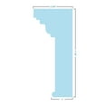 thumbnail image 6 of Ekena Millwork 68" Bottom Width x 72" Top Width x 7 1/4"H x 1"P, Craftsman Crosshead with Bottom Trim, 6 of 24