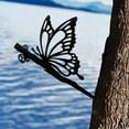 thumbnail image 4 of Decoración de jardín de animales de hierro, decoración de de árboles de jardín, adornos para , jardín, patio, patio, Mariposa shamjiam Siluetas de árboles, 4 of 7
