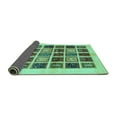 thumbnail image 2 of Ahgly Company Indoor Rectangle Abstract Turquoise Blue Modern Area Rugs, 6' x 9', 2 of 4