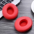 thumbnail image 1 of 1 par de almohadillas de repuesto para auriculares inalámbricos Beats Solo 2/3 (rojo) Tmvgtek 3bj0kw8dn9kn0tv8D03, 1 of 8