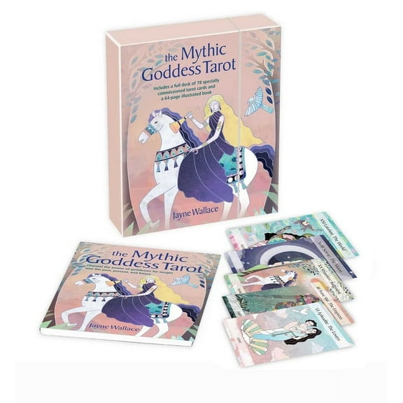 The Mythic Goddess Tarot: Includes a Full Deck of 78 Specially Commissioned Tarot Cards and a 64-Page Illustrated Book, (Paperback)