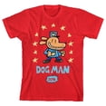thumbnail image 6 of Dog Man Stars 2016 Youth Red Crew Neck Short Sleeve T-shirt - Large, 6 of 7