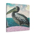 thumbnail image 2 of Pelican Pointillism Splendor - Canvas, 2 of 10