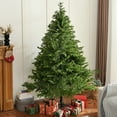 thumbnail image 2 of Acekid 7ft Full PE Spruce Christmas Tree Unlit Hinged Branches Foldable Metal Stand Premium Plastic Green, 2 of 7