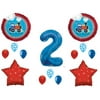 NEW! Two Two Train 2nd Birthday Party Balloons Decoration Supplies Second