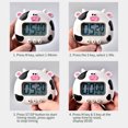 thumbnail image 4 of Yeacher Digital Kitchen Timer Cute Animal Timer with Strong Magnet Back Stand Loud Alarm Large Screen Cooking Timer Clock for Time Management Workout Baking Egg Timer, 4 of 8