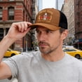 thumbnail image 5 of NIEWTR American 250th Anniversary Adjustable Baseball Cap Embroidered Patriotic Hat for Men Women Kids 250 Anniversary Usa Hat(A-Brown,One Size), 5 of 9
