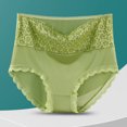 thumbnail image 3 of Bigersell Cotton Panties for Women Clearance Womens Bikini Underwear Cheeky Panty Style P-1673 Nylon Brief Panties Thong Bikini Briefs Mid Waist Women Cheeky Panties Green XL, 3 of 3