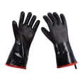 thumbnail image 2 of Guantes de neopreno para parril de Guantes de a prueba de aceite resistentes al calor de alta temperatura - 14 pulgadas de espesor Baoblaze  guantes de soldadura, 2 of 8