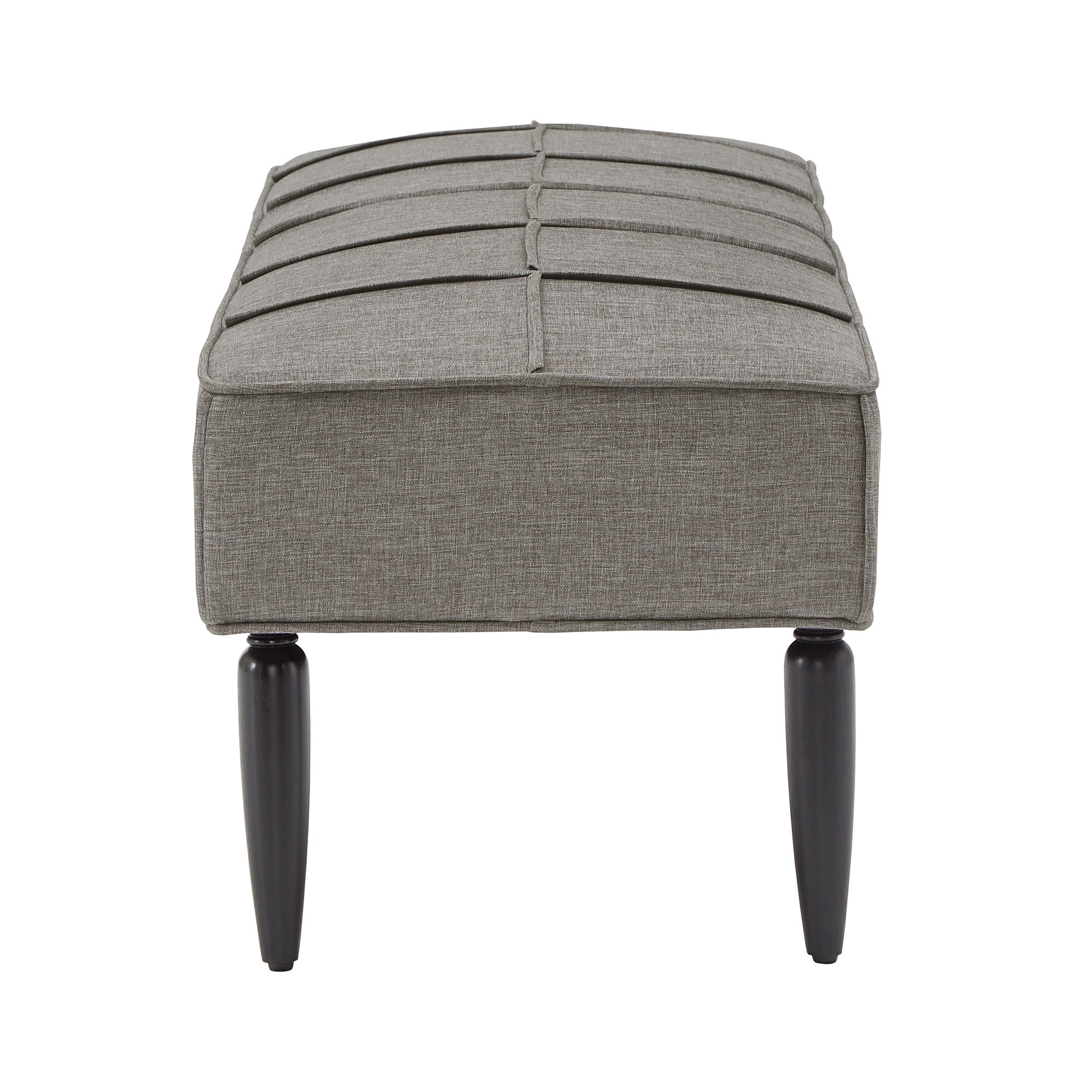 Weston Home Marcel Upholstered Bench, Gray