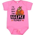 thumbnail image 3 of Inktastic I'll Just Have the Breast, Please Cute Turkey Boys or Girls Baby Bodysuit, 3 of 5