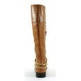 thumbnail image 4 of Ralph Lauren Lauren Women's Jacqui Chain Riding Boot,Polo Tan,7.5 M US, 4 of 6