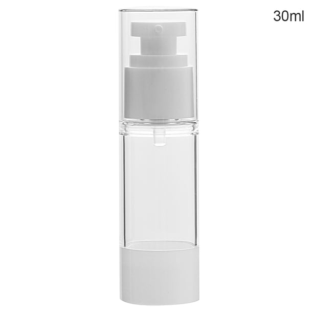 Vogacara Botella de spray Dispensador vacío de plástico transparente Botella de bomba cosmética portátil Dispensador de viaje, Tipo 2, 30ML Cuentagotas de vidrio y botellas Tipo 2 30ML Vogacara CE000633-04